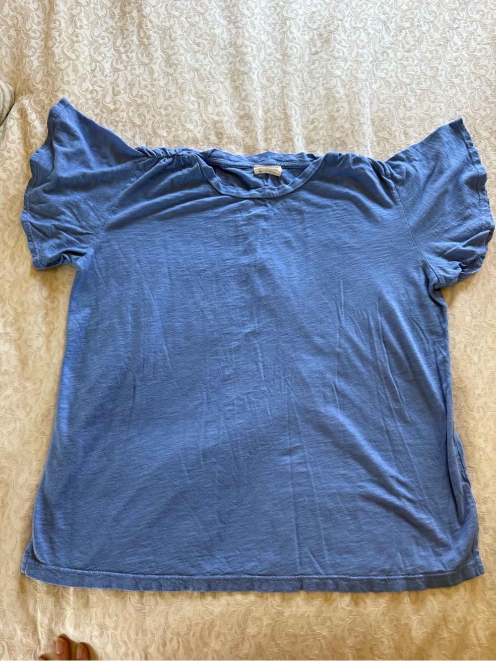t.la Periwinkle Blue Flutter Sleeve Tee Size S